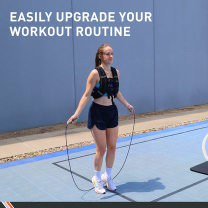 15 lb Adjustable Weighted Vest for Strength Training, Running, Walking, and Endurance Workouts