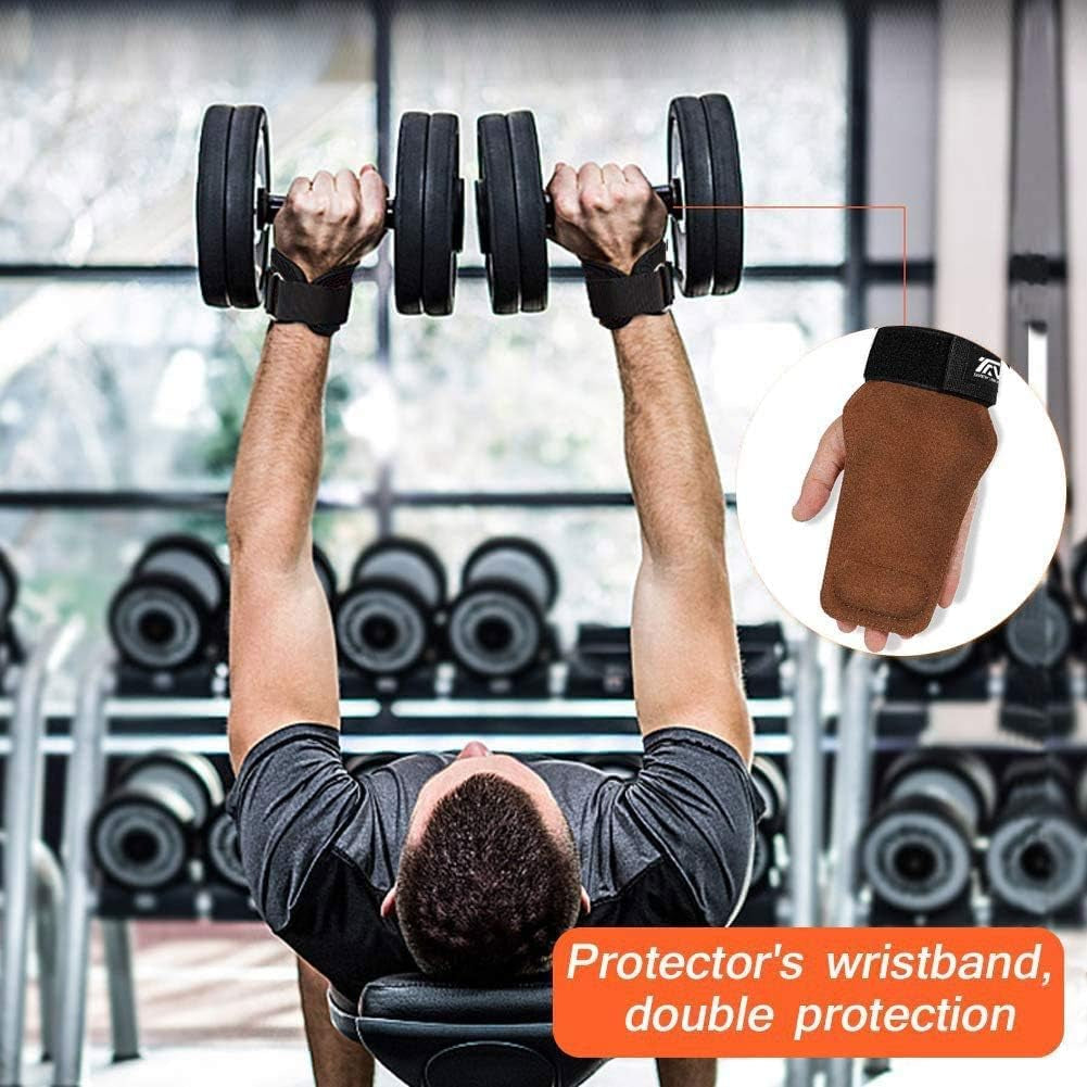 Professional Weightlifting Wrist Straps for Enhanced Grip Support - Deadlift Straps and Lifting Gloves for Pull-Ups, Deadlifts, and Shrugs