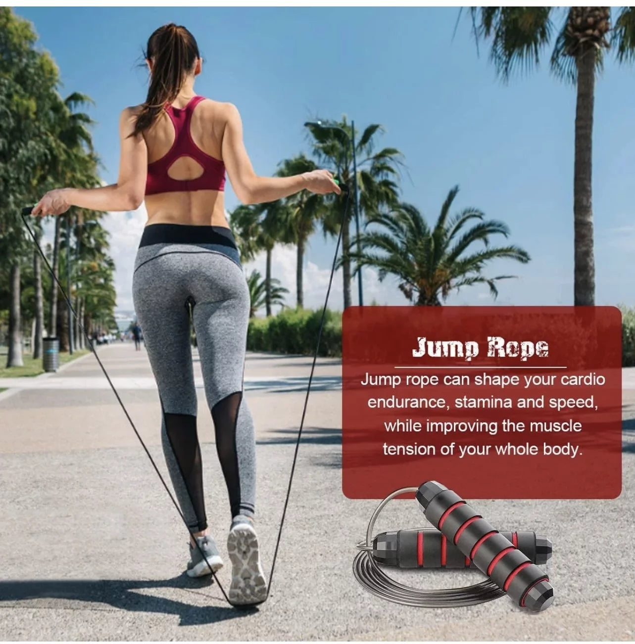 17-in-1 Ab Roller Wheel Workout Kit with Resistance Bands, Knee Mat, Jump Rope, Push-Up Bar, and Core Strength Equipment for Home and Gym Use - Unisex Design in Red